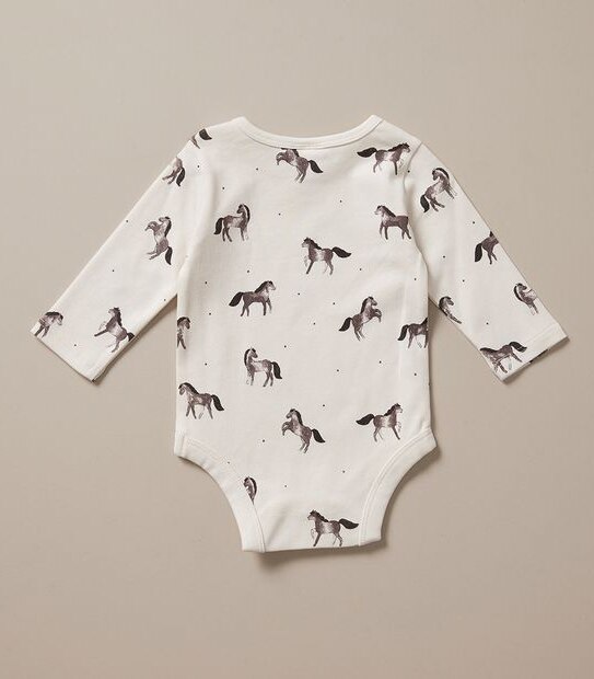 3 Pack Baby Organic Cotton Bodysuits 2 of 5