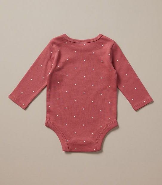 3 Pack Baby Organic Cotton Bodysuits 3 of 5