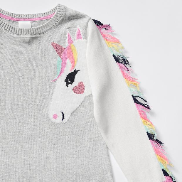 Unicorn Knit Jumper Dress Target Australia