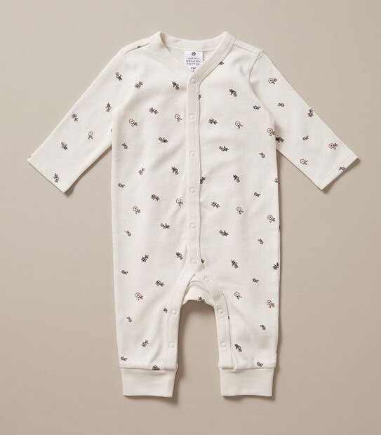 3 Pack Baby Organic Cotton Snap Coveralls