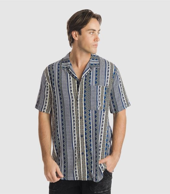 Piping Hot Geo Short Sleeve Shirt