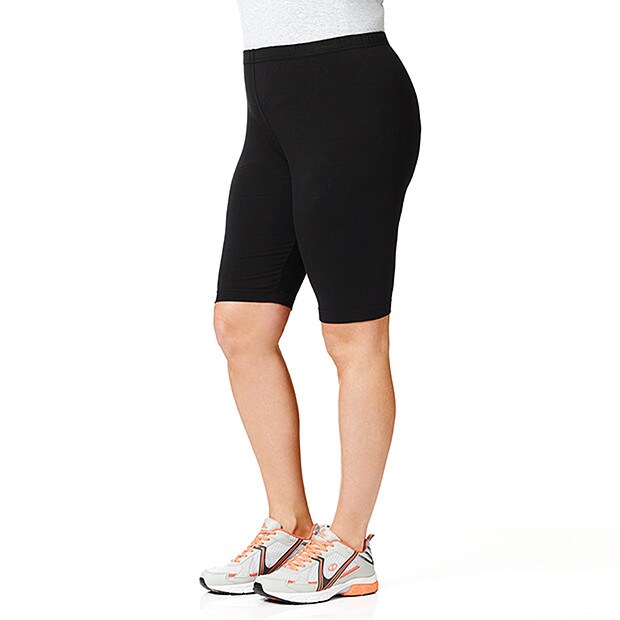 Belle Curve Bike Shorts - Black Belle Curve Bike Shorts - Black