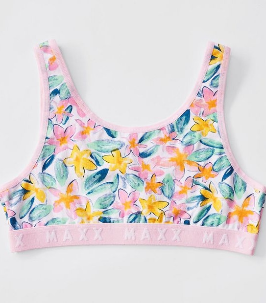 Maxx Older Girls 3 Pack Crop Tops - Multi
