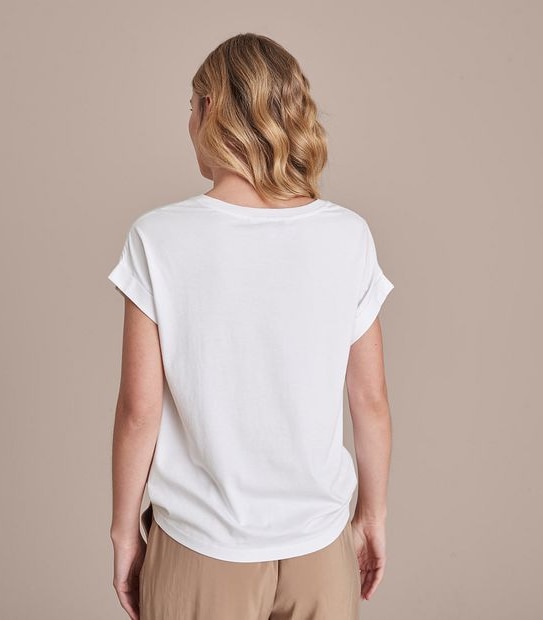 Roll Cuff Supima Cotton T-Shirt