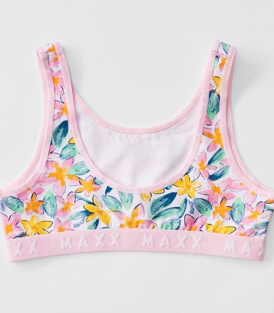 Maxx Older Girls 3 Pack Crop Tops - Multi