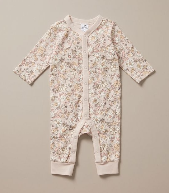 3 Pack Baby Organic Cotton Snap Coveralls