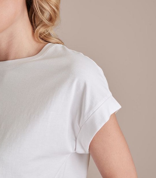 Roll Cuff Supima Cotton T-Shirt