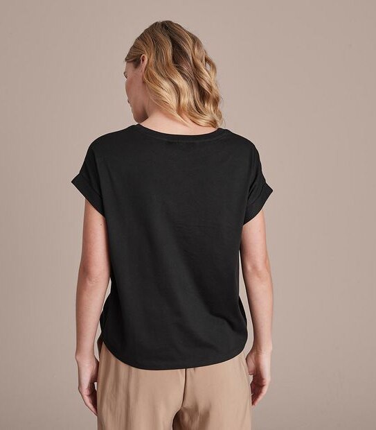 Roll Cuff Supima Cotton T-Shirt