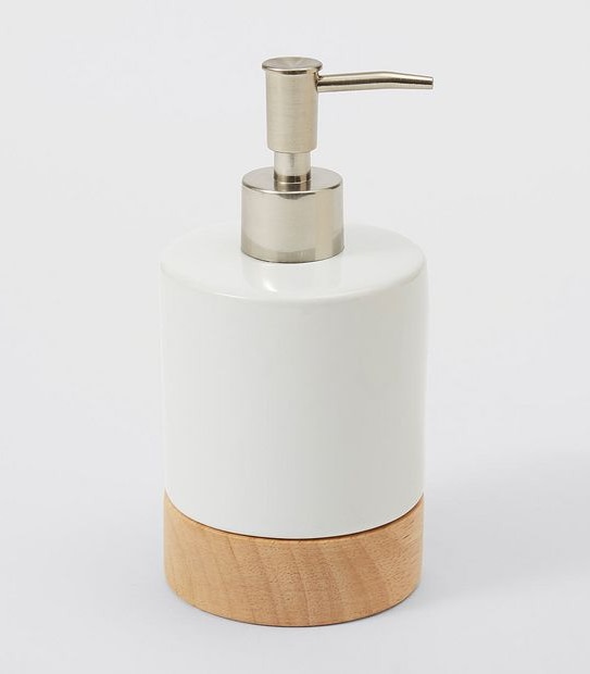 Wood Base Soap Dispenser