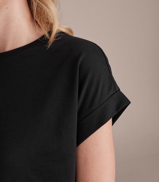 Roll Cuff Supima Cotton T-Shirt