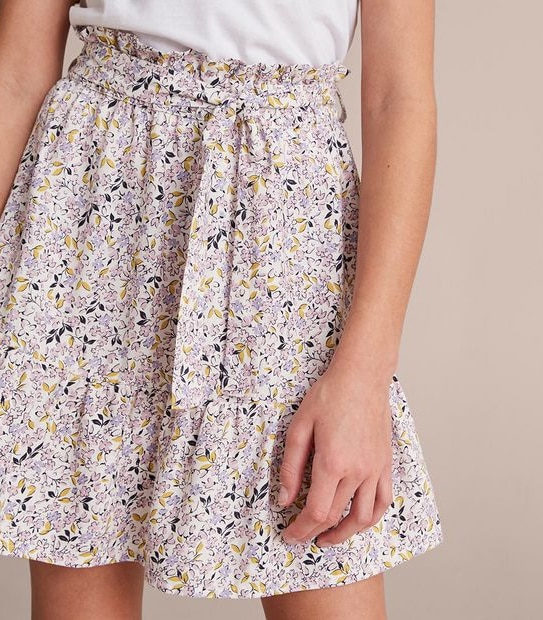 Linen Blend Skirt