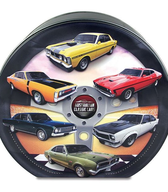 The Fabulous Food Company Classic Cars Tin 400g