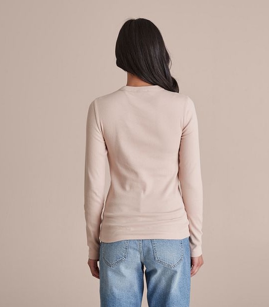 Organic Cotton Rib Layer Top