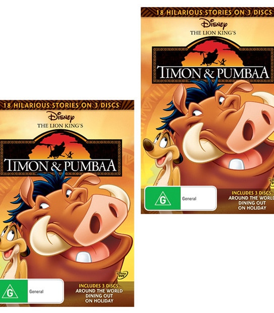 Timon + Pumbaa Triple Pack + Timon + Pumbaa Triple Pack DVD Bundle
