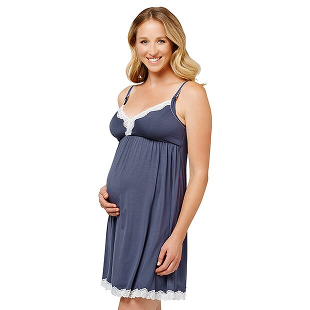 Maternity Nightie - Graystone Maternity Nightie - Graystone
