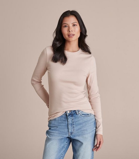 Organic Cotton Rib Layer Top