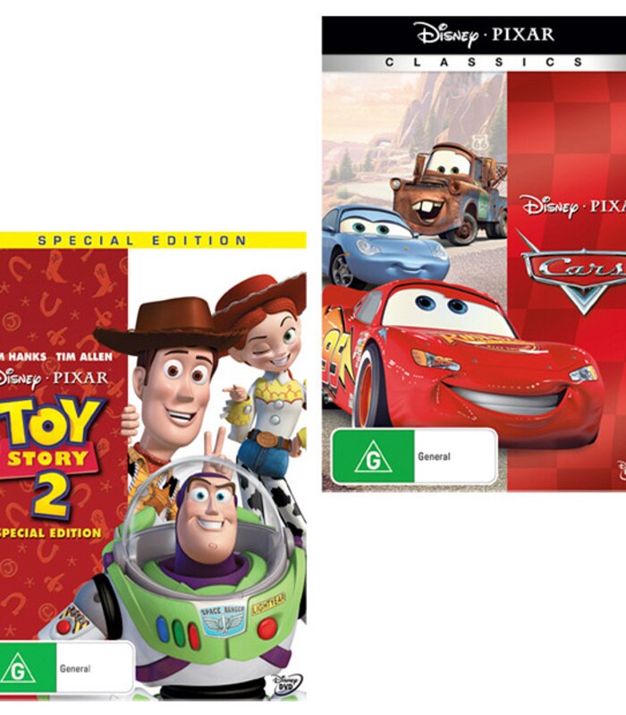 Cars + Toy Story 2 DVD Bundle Target Australia