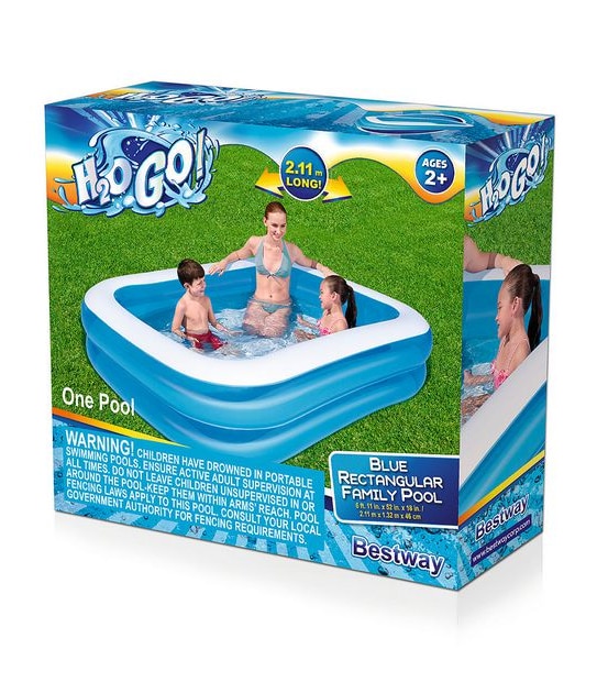 H2OGO Rectangular Family Pool