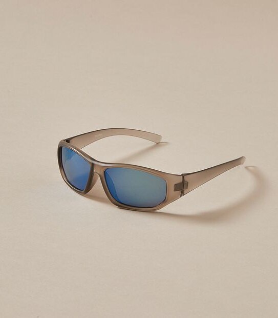 Kids Wrap Sunglasses - Grey