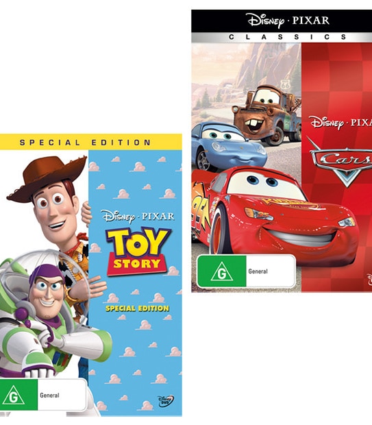 Cars + Toy Story DVD Bundle