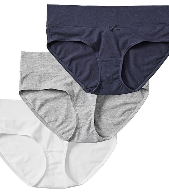 3 Pack Over The Belly Maternity Briefs