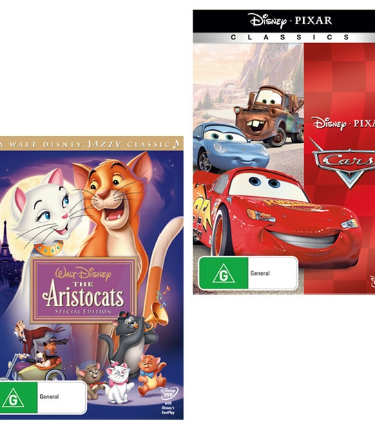 Cars + Aristocats Special Edition DVD Bundle