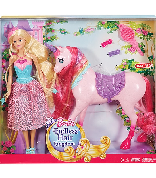 Barbie&reg; Endless Hair Kingdom Barbie Doll & Unicorn