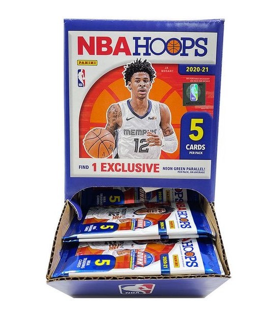 PANINI NBA Hoops 2020-2021 Basketball Single Pack - Assorted*