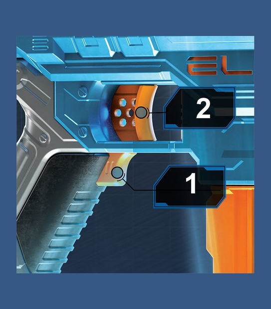 NERF Elite 2.0 - Turbine CS 18 Motorized Blaster