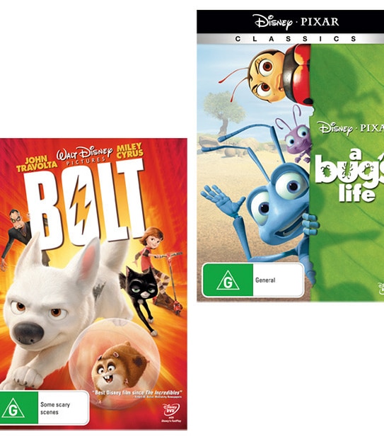 A Bug's Life + Bolt DVD Bundle