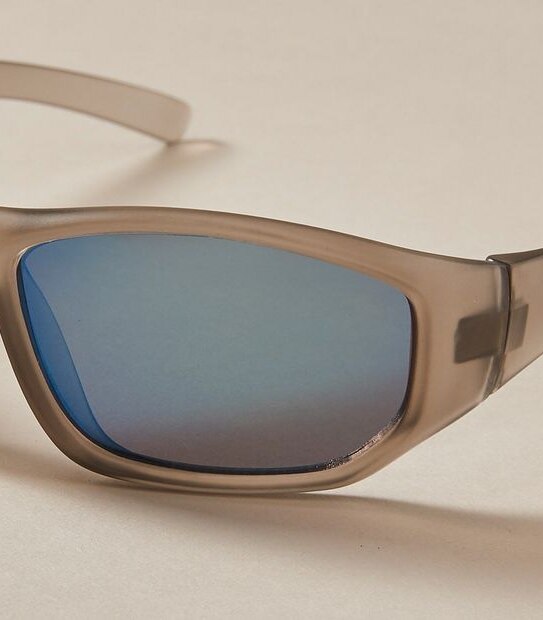 Kids Wrap Sunglasses - Grey