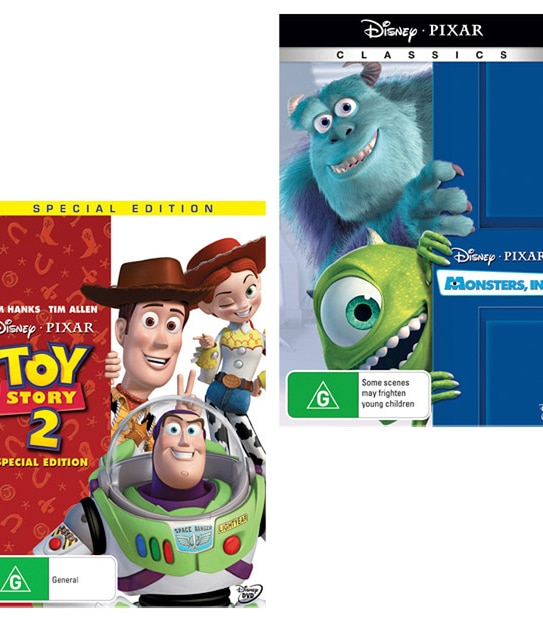 Monsters Inc + Toy Story 2 DVD Bundle