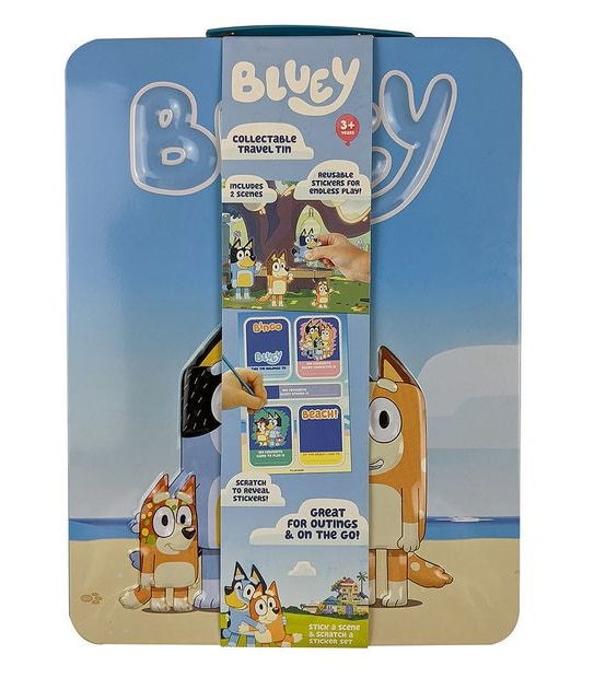 Bluey Stick A Scene & Scratch Sticker Set
