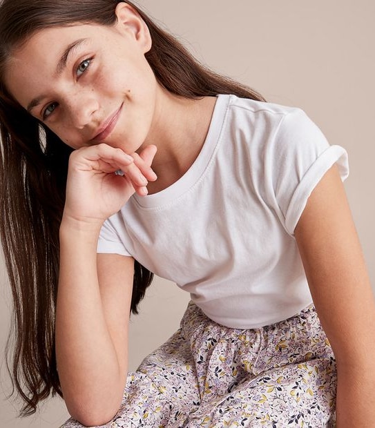 Linen Blend Skirt