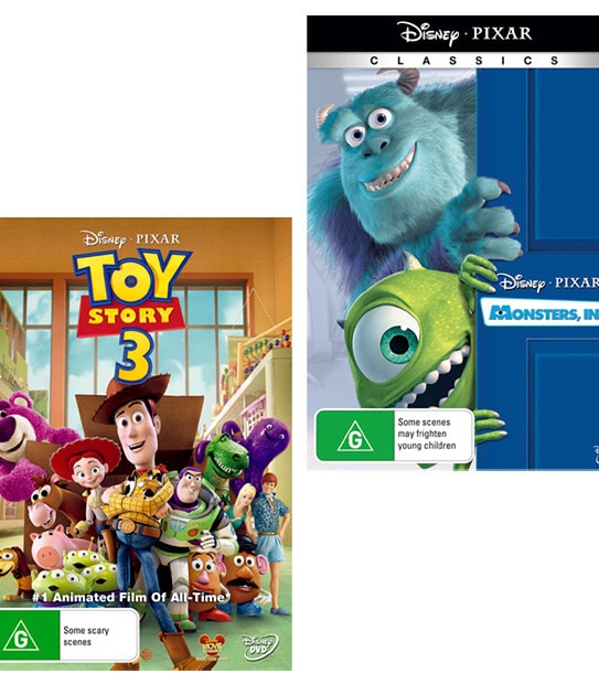 Monsters Inc + Toy Story 3 DVD Bundle