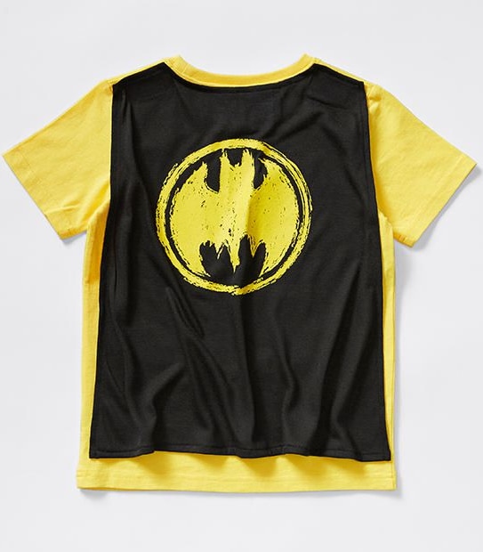 Batman Short Sleeve T-Shirt With Cape
