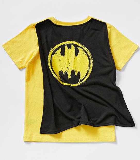 Batman Short Sleeve T-Shirt With Cape