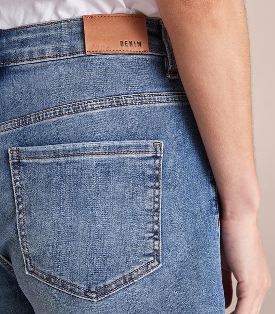 Classic Roll Cuff Denim Shorts