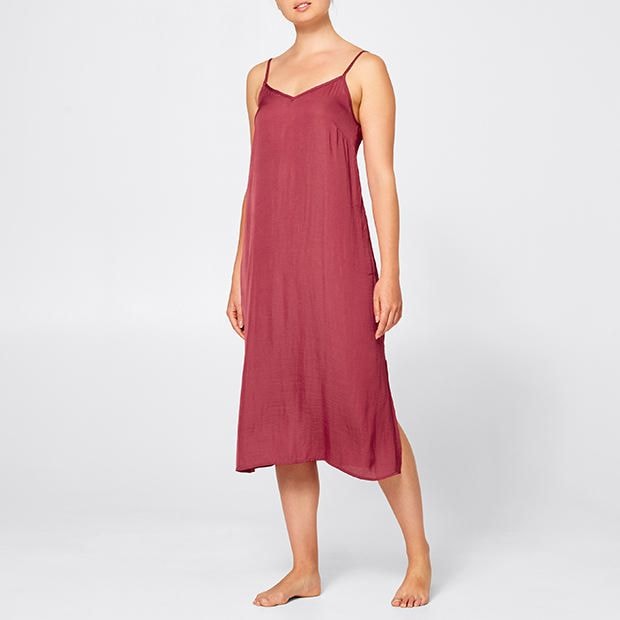 Satin Slip Chemise Red Bud Target Australia