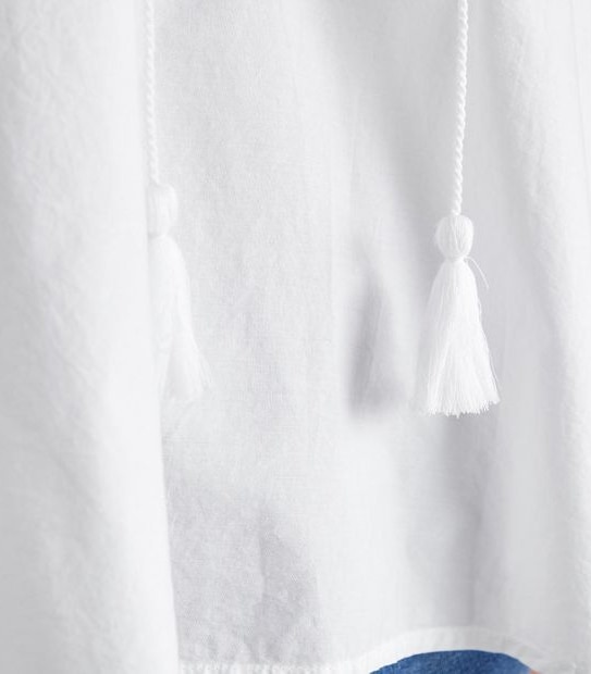 Cutwork Peasant Blouse