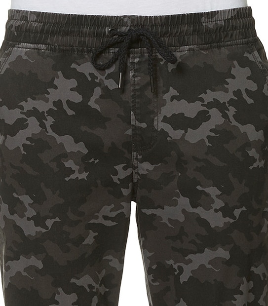Men's Slim Fit Beach Pants - Camo Grey