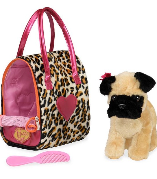 Pucci Pups Plush & Bag - Pug