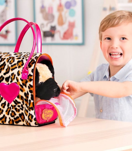 Pucci Pups Plush & Bag - Pug