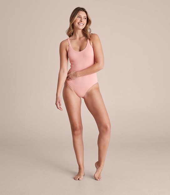 Crinkle One Piece Swim Bathers