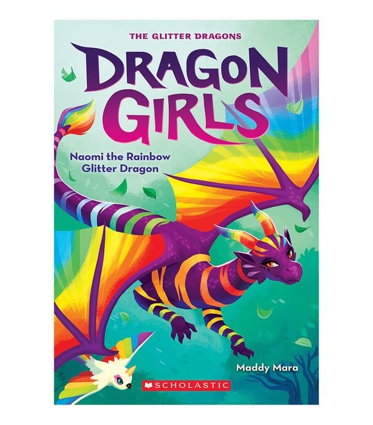 Dragon Girls #3 Naomi The Rainbow Glitter Dragon - Maddy Mara