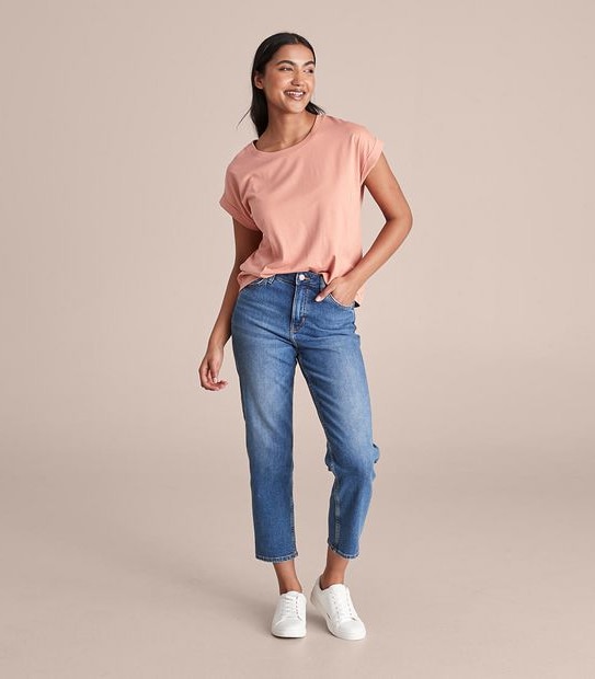 Supima Roll Cuff T-Shirt