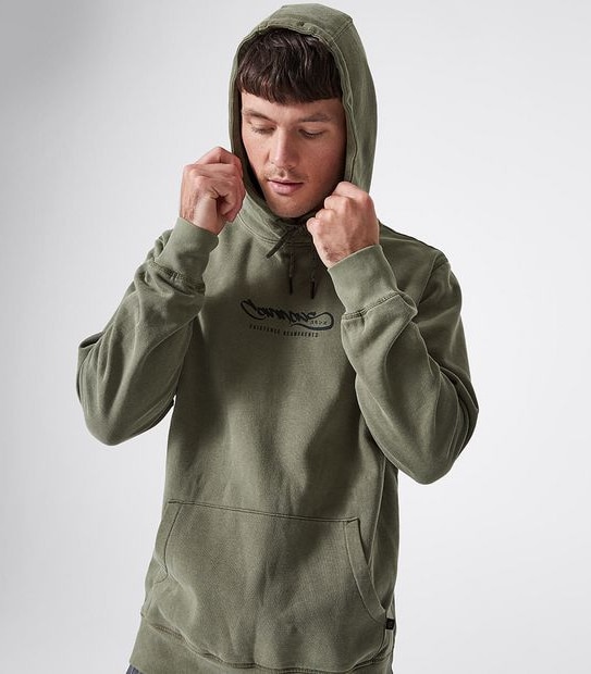 Commons Pullover Hoodie - Washed Khaki