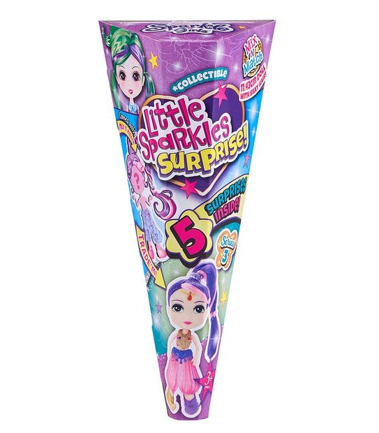 Sparkle Girlz Little Sparkles Surprise! Mini Doll Cone Series 3 Collectible Assorted