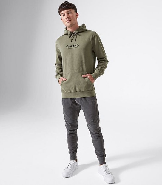 Commons Pullover Hoodie - Washed Khaki