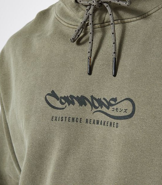 Commons Pullover Hoodie - Washed Khaki